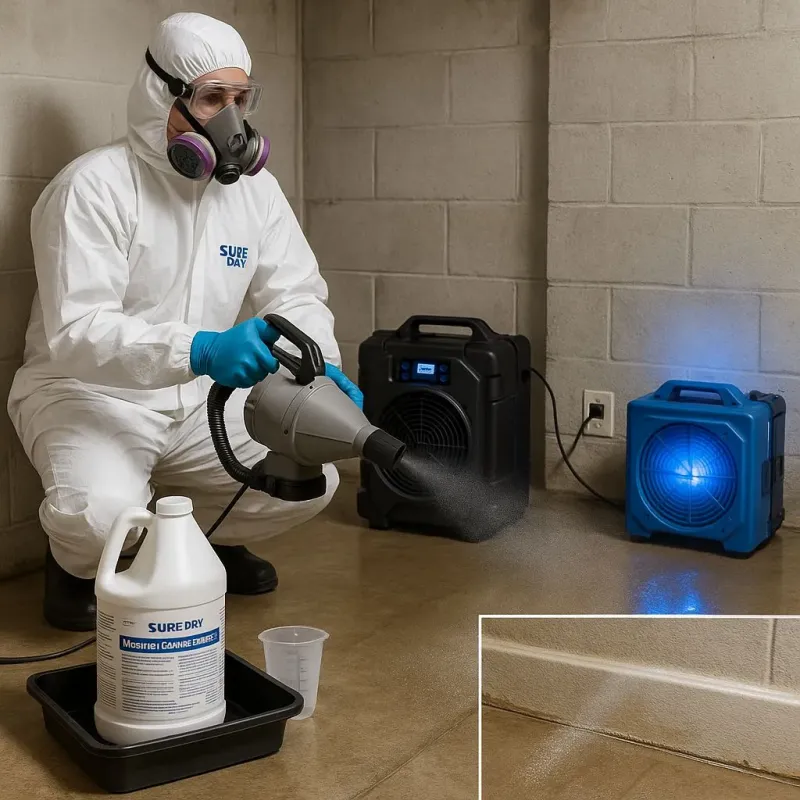 Sanitization and Odor Removal process in Chillum, MD